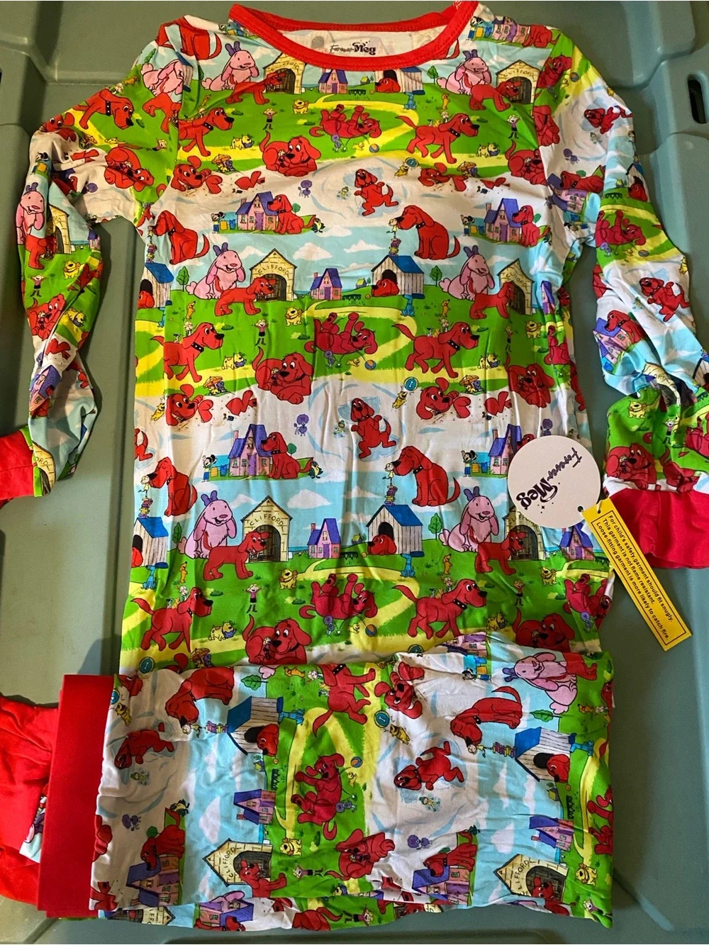 Clifford Kids Pajama set 7/8 NWT bamboo